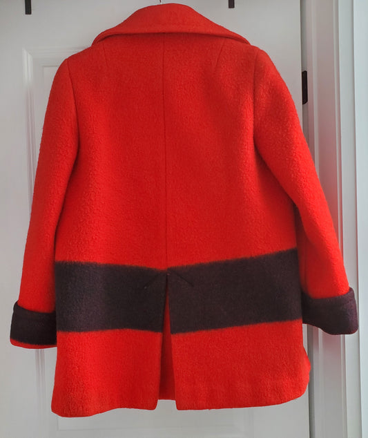 Hudson's Bay Point Blanket Coat 100% Wool