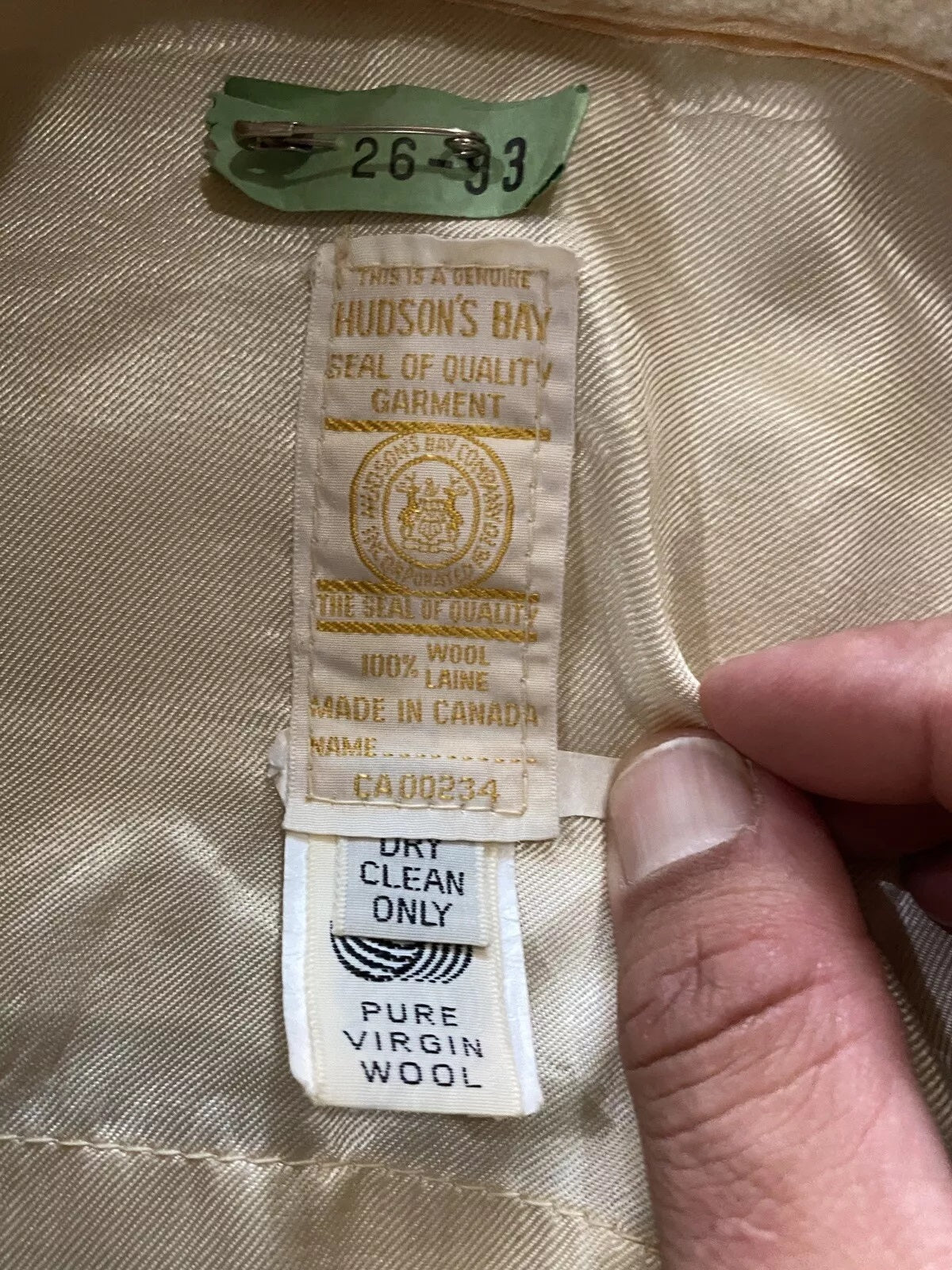 Hudson's Bay Wool Coat