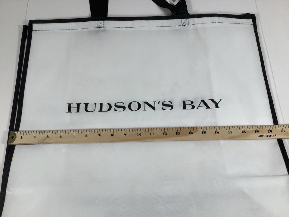 Hudson's Bay Tote Bag - HBC Stripes Multistripe Logo Reusable Shopping Bag New with Tag
