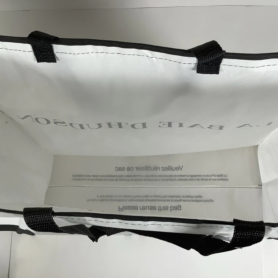 Hudson's Bay Tote Bag - HBC Stripes Multistripe Logo Reusable Shopping Bag New with Tag